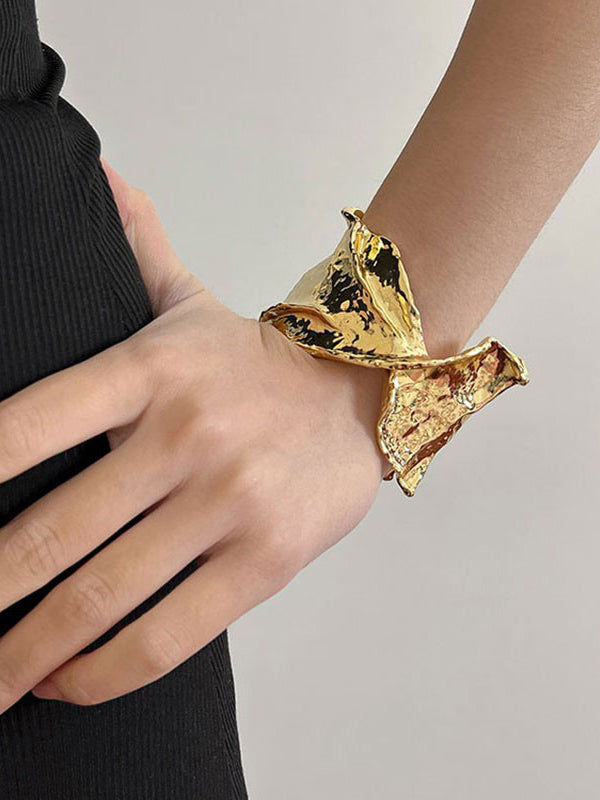 Pleated Shiny Bracelet Accessories