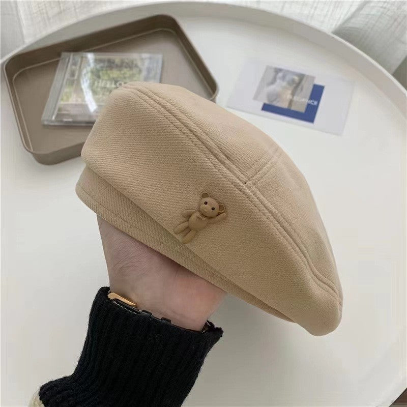Octagonal Beret Hat By Little Bear