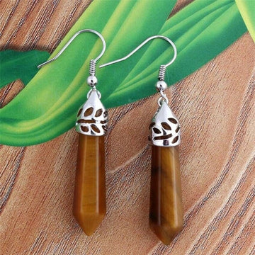 Hexagonal Stud Earrings Fashion