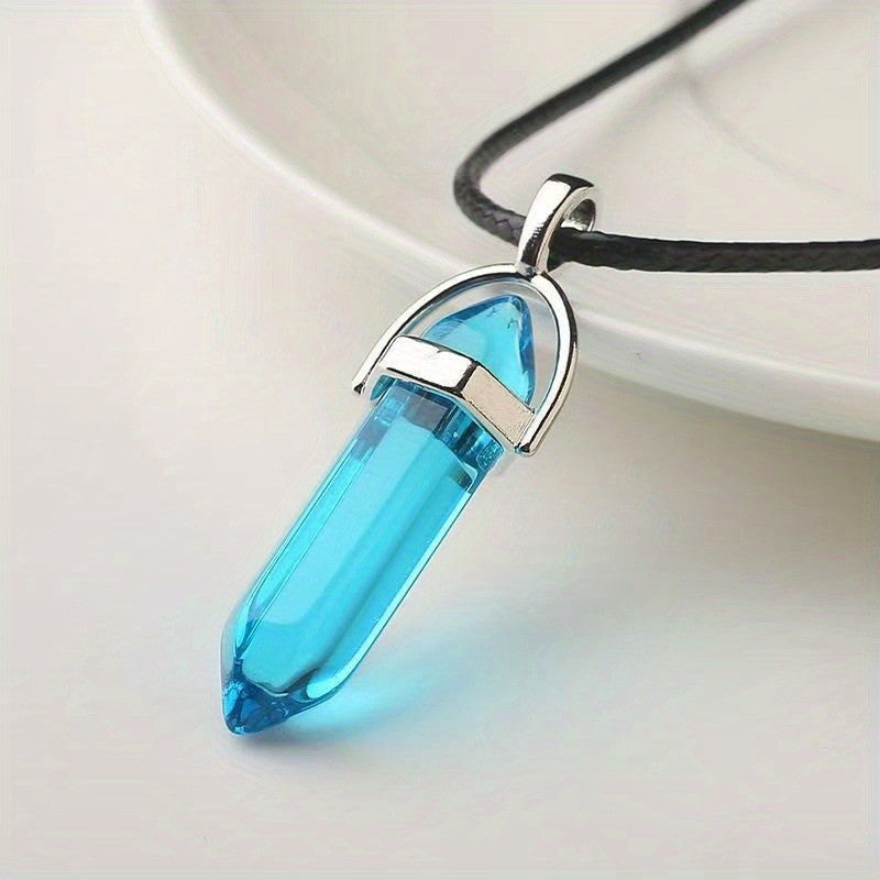 Hexagonal Pendant Necklace
