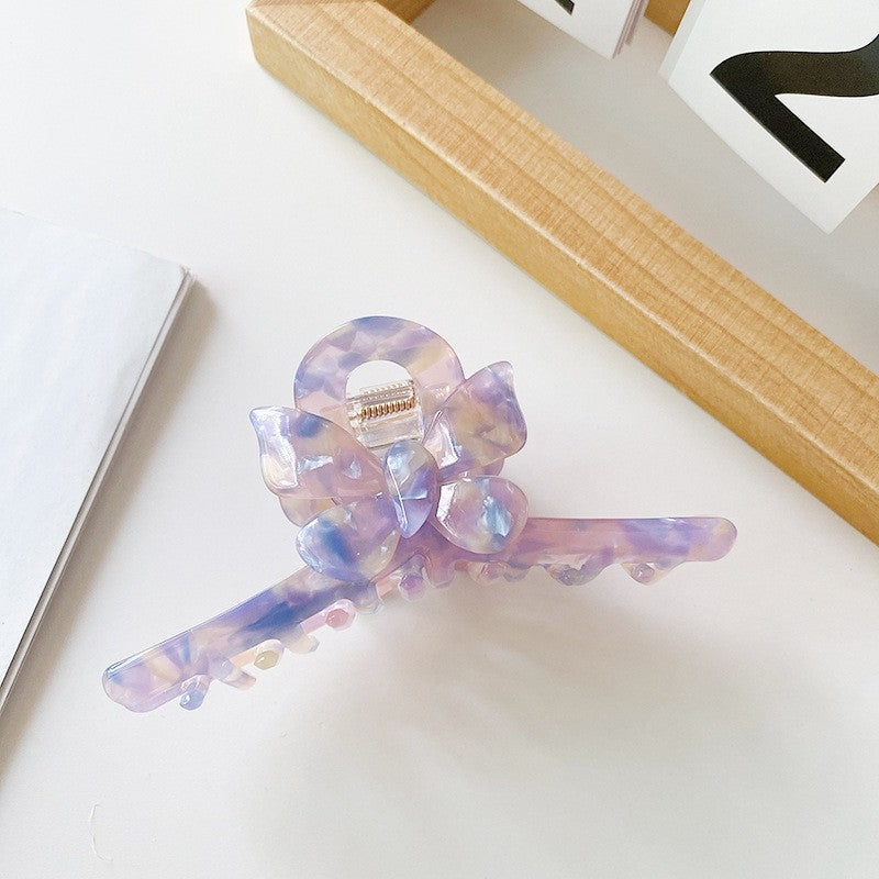 Butterfly Stitching Tie-Dye Claw Clip