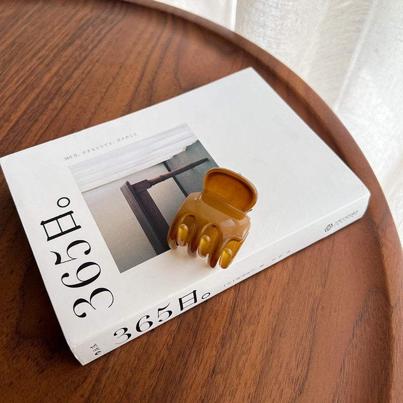 Solid Color Small Hair Claw Clip