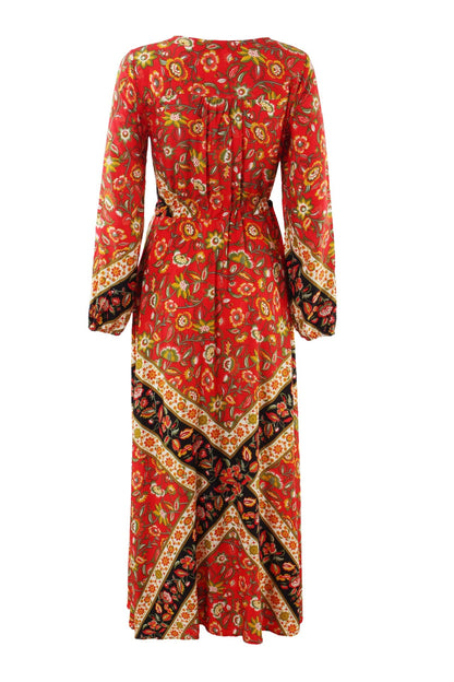 Summer Boho Long Sleeves Beach Dresses