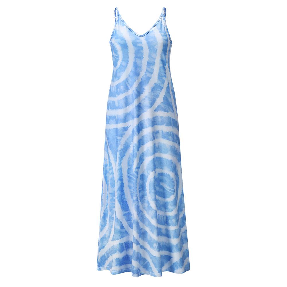 Leisure Sleeveless Bohemian Long Dresses-STYLEGOING