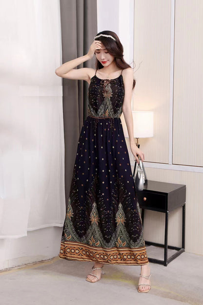 Casual Cotton Summer Long Sleeveless Dresses