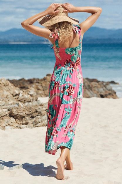Women Summer Holiday Bangdage Long Dresses-STYLEGOING