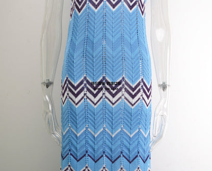 Sexy Women Summer Knitting Long Beach Dresses