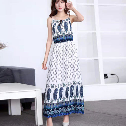 Casual Cotton Summer Long Sleeveless Dresses